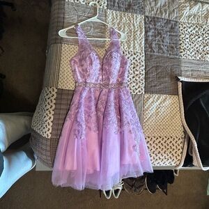 Elegant Lavender Dress